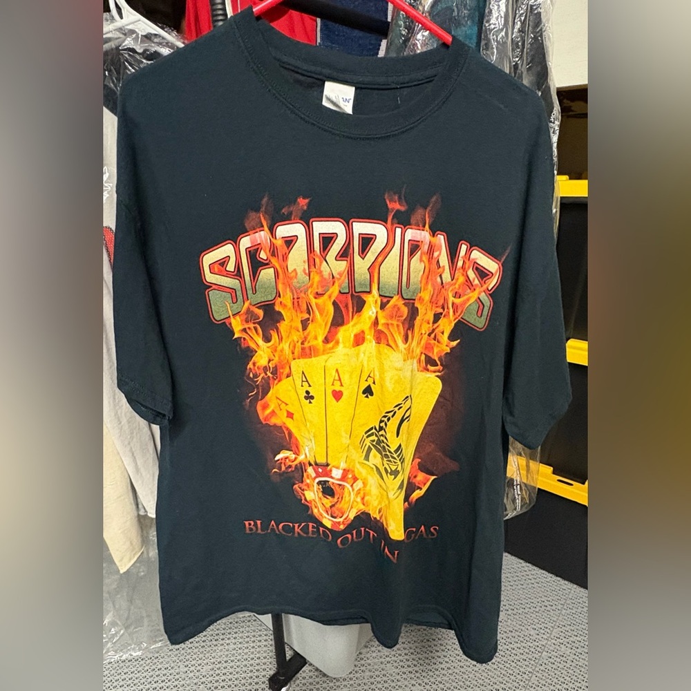 Scorpions Graphic Band Concert Tour Las Vegas T-Shirt